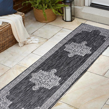 Arden Vintage Casual Medallion Indoor/Outdoor Area Rug